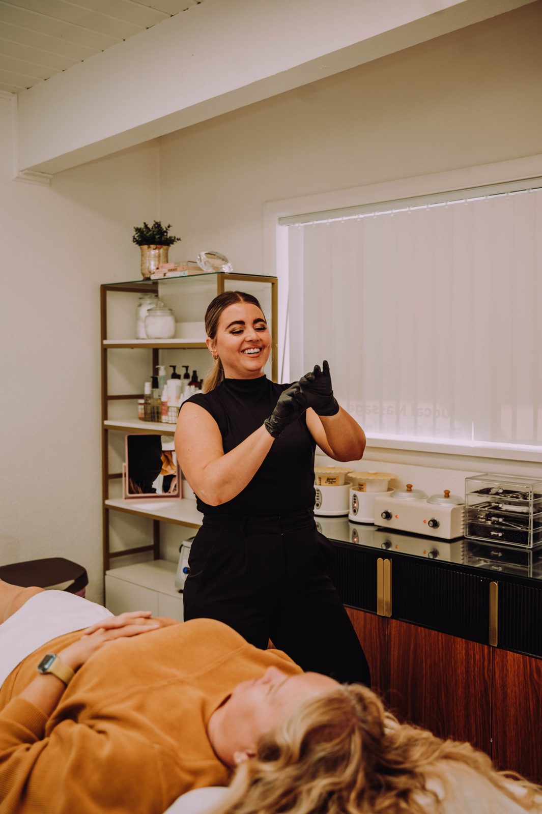 Inside a Sweet Cheeks treatment room