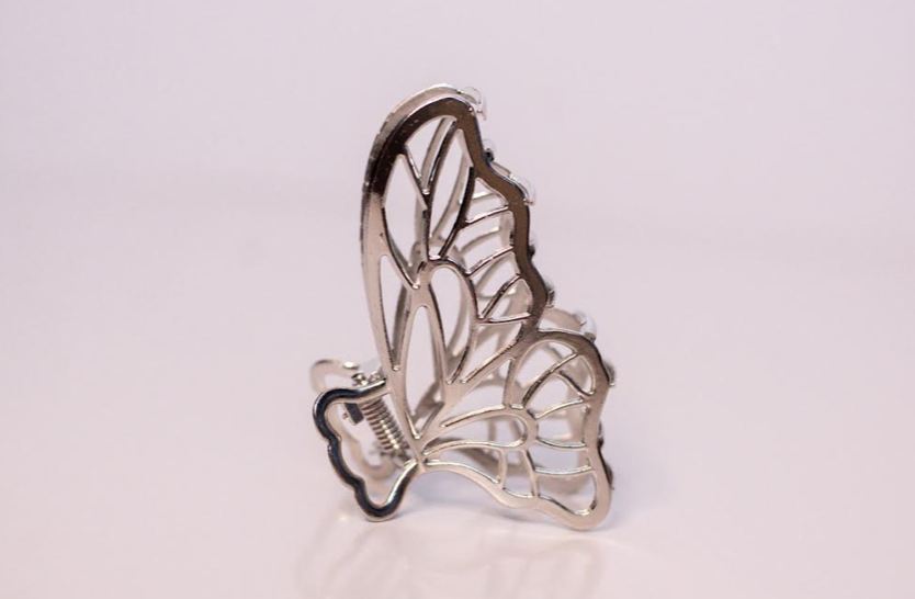 Butterfly Wing Claw Clip *SILVER